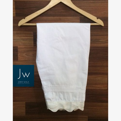 Ready to Wear White Trouser Design 02 Ready to Wear White Trouser Design 02 by Joray wala