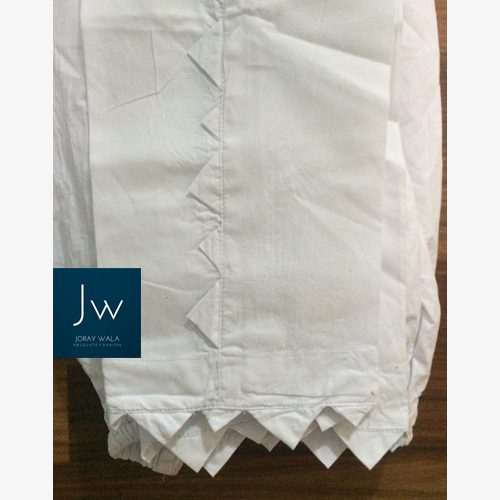 Ready to Wear White Trouser Design 03 by Joray Wala