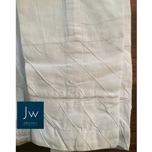 Ready to Wear White Trouser Design 07 by Joray wala