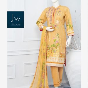 J. 3 Piece Printed Lawn Suit JL 2 joray wala