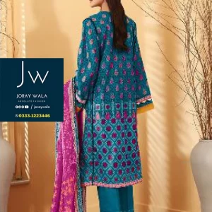 Stitched Nisha Printed Linen Collection 06