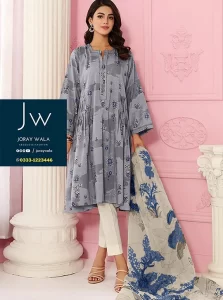 Stitched Nisha Printed Linen Collection 09
