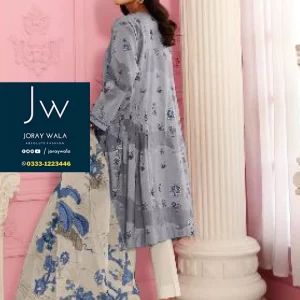 Stitched Nisha Printed Linen Collection 09