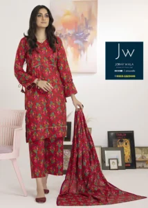 Intermix Lawn 3 Pcs Collection Red