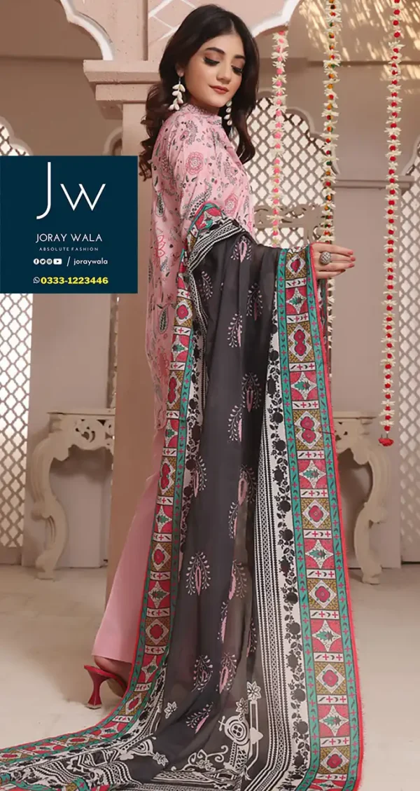 Summer Collection Rung Bari lawn 3 Pcs Suit