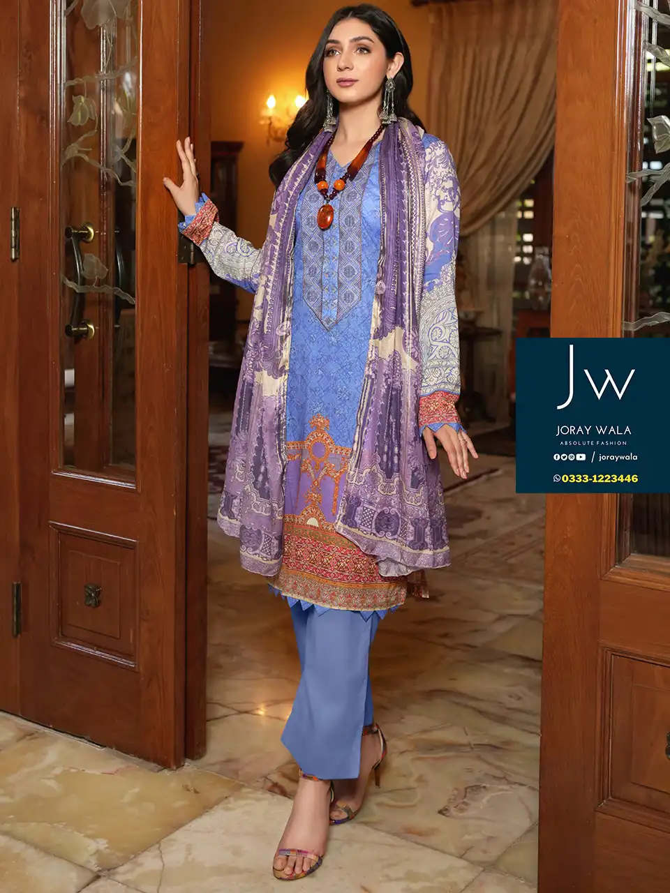 Gulbahar Embroidery Collection D5