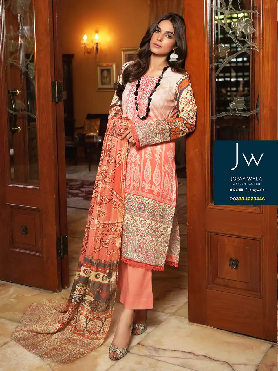 Gulbahar Embroidery Collection D8