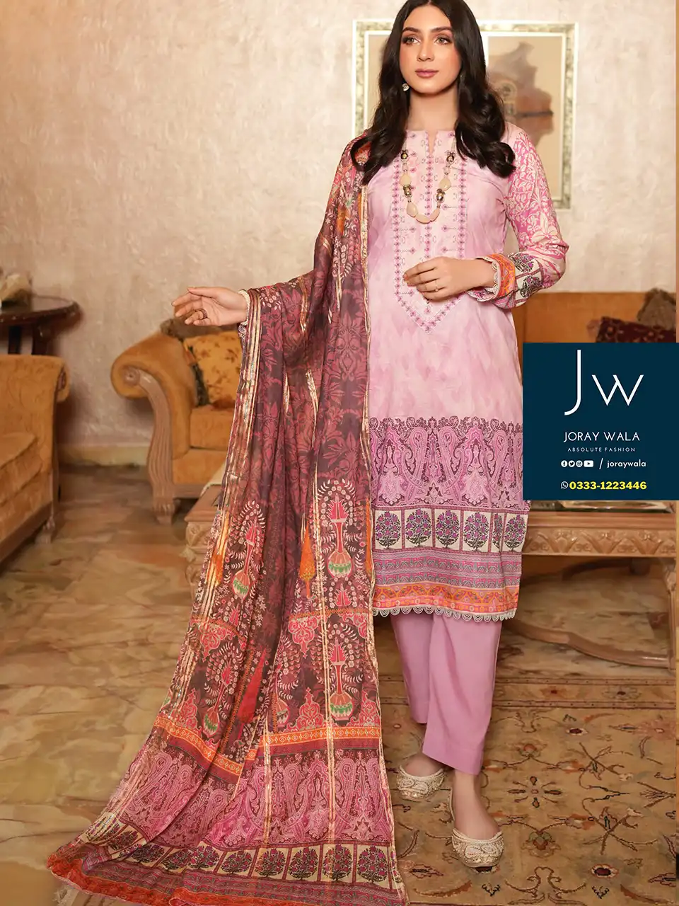 Gulbahar Embroidery Collection D10