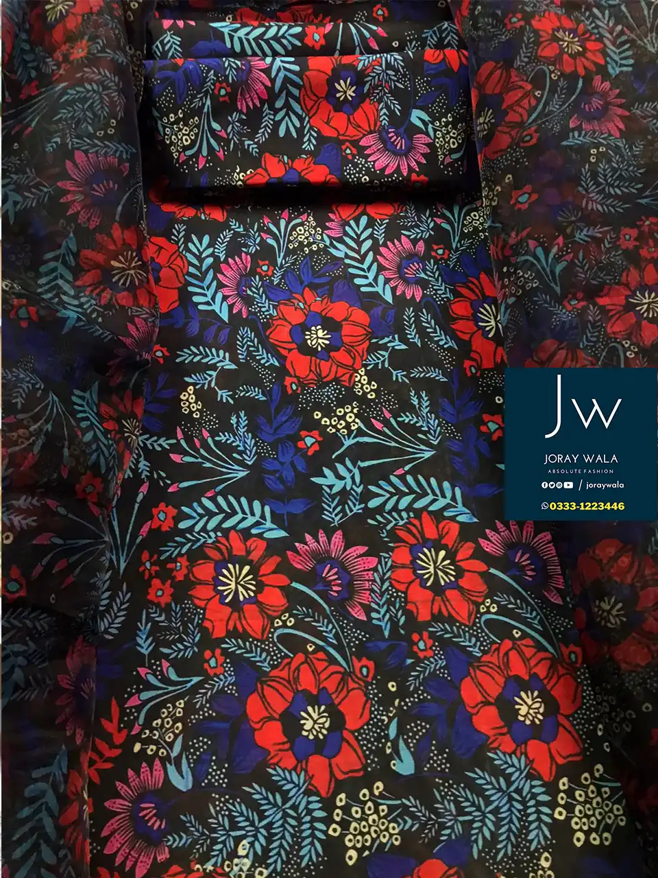 Digital Printed Swiss Lawn D14 Free Delivery