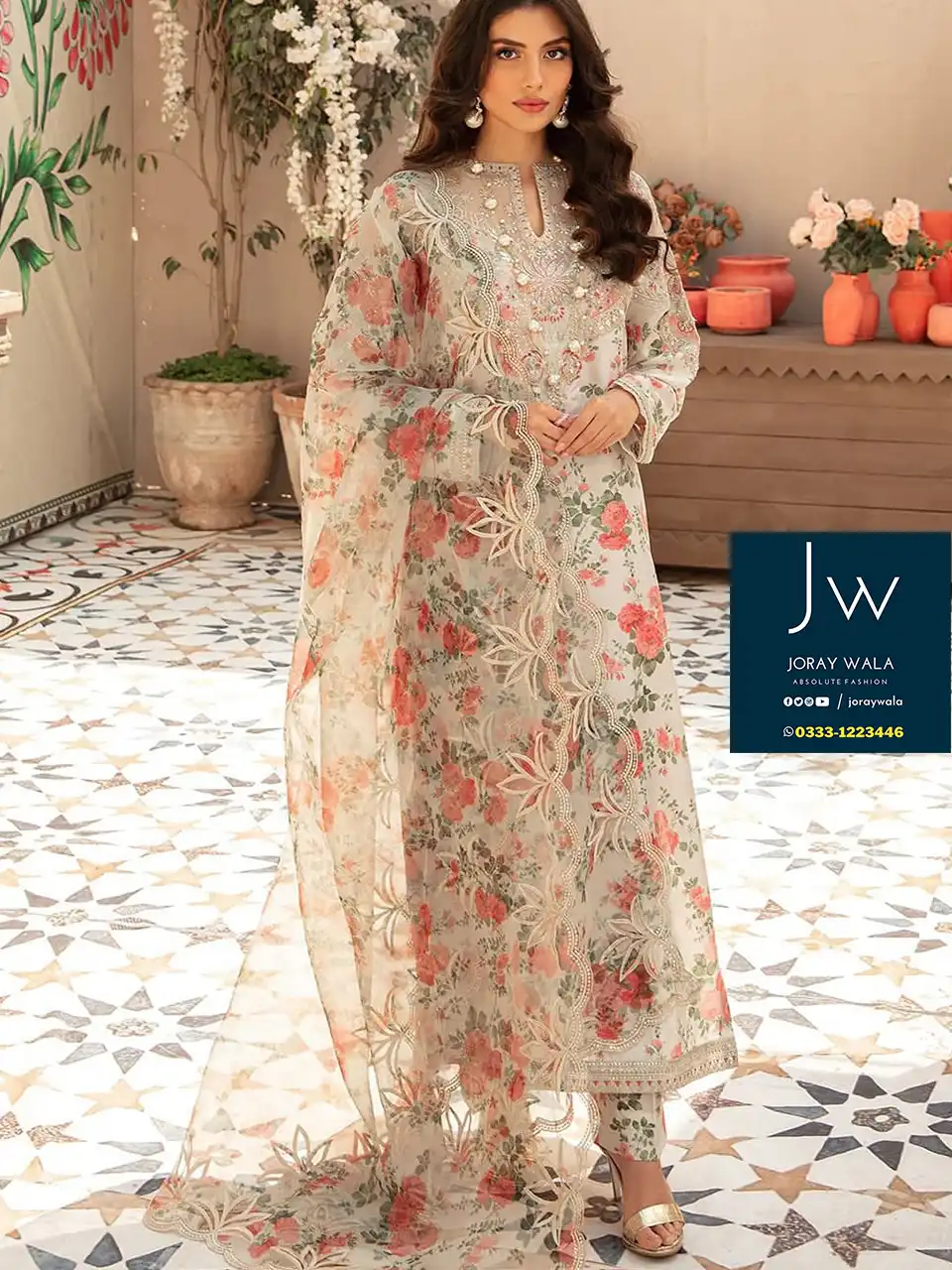Vaniya Embroidered Swiss Lawn Collection 2023