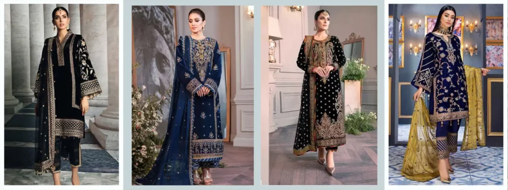 PArty wear velvet collection by joraywala