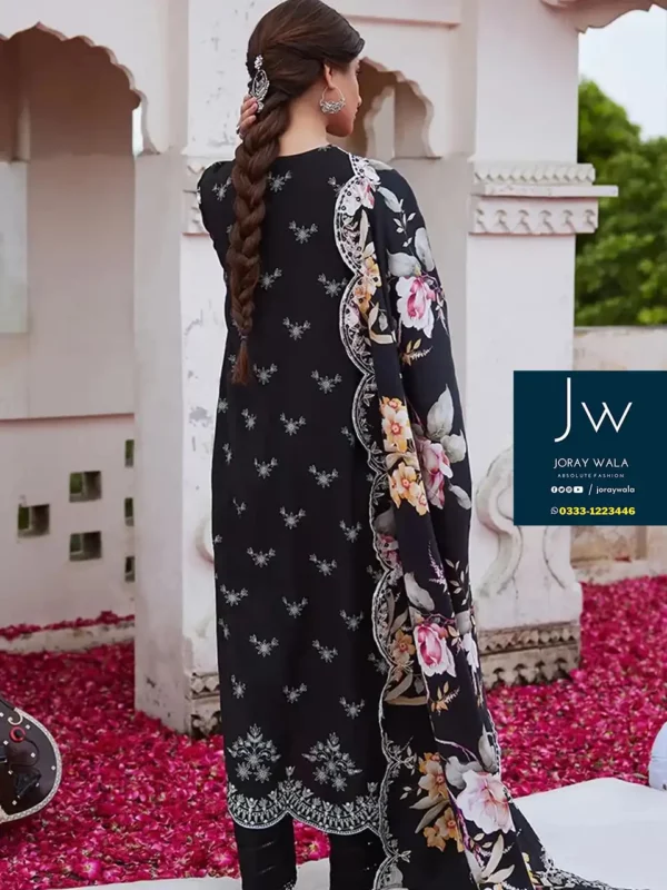 Party wear Fancy Black embroidery suit 23