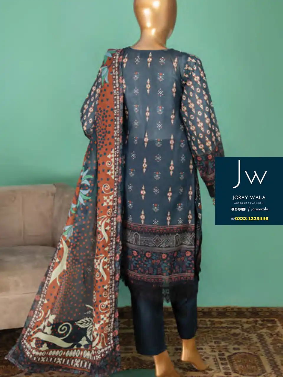 Afsanah Luxury Printed Lawn Summer collection 2024 out Now and available at joraywala