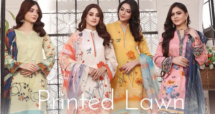 Printed lawn New Arrival by joraywala