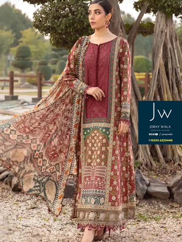 Party wear fancy Lawn Master Copy MBL-MPT-2114-B-24, available with free delivery at joraywala