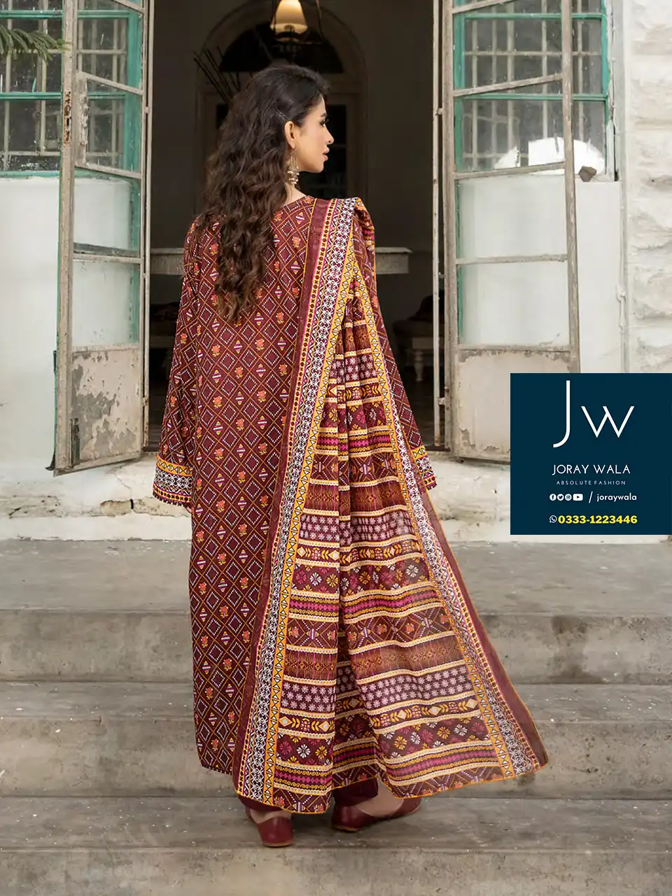 Zesh Summer Printed Lawn 2024 D2 available with free delivery at joraywala. 100% Original.
