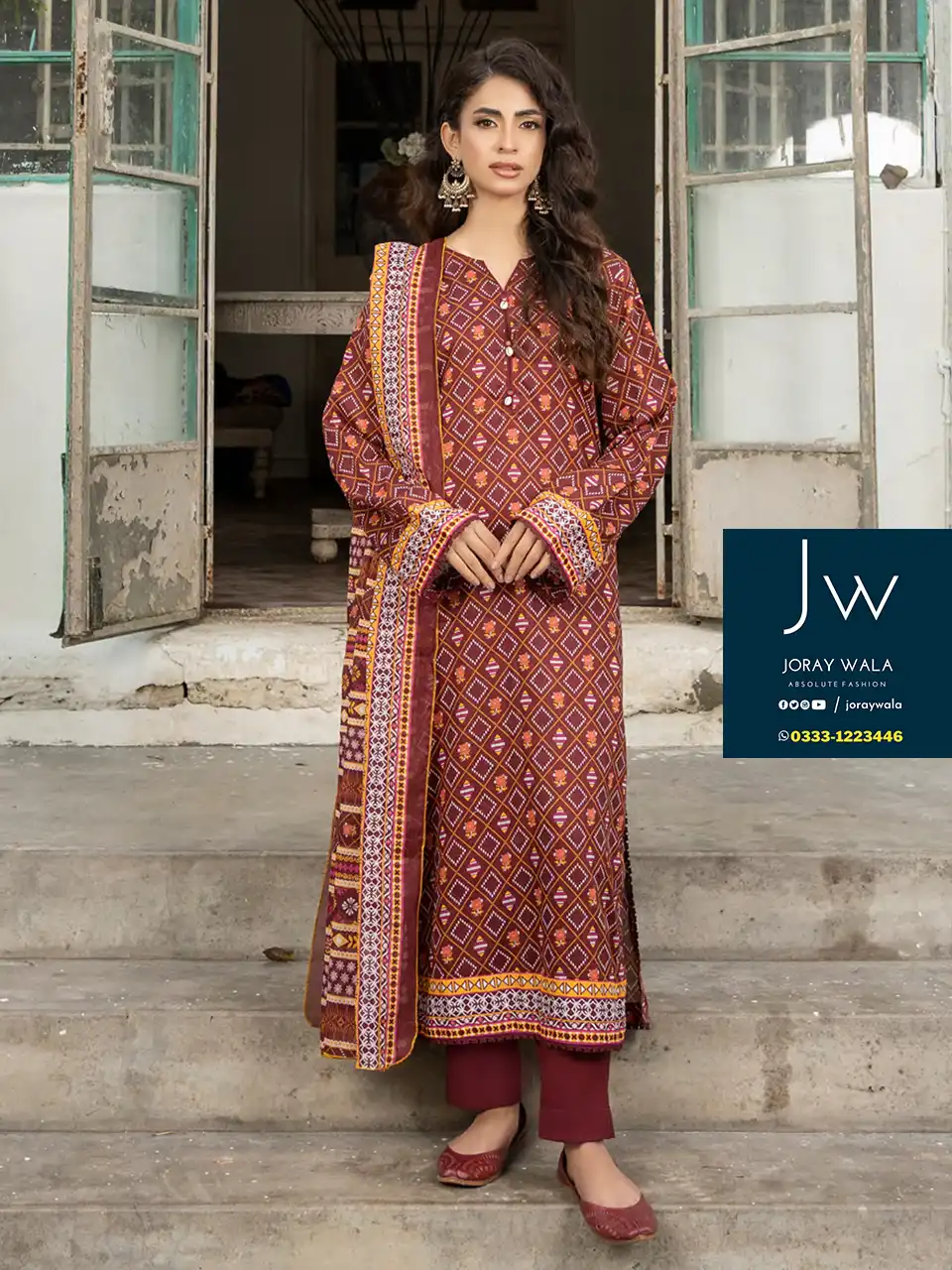 Zesh Summer Printed Lawn 2024 D2 available with free delivery at joraywala. 100% Original.