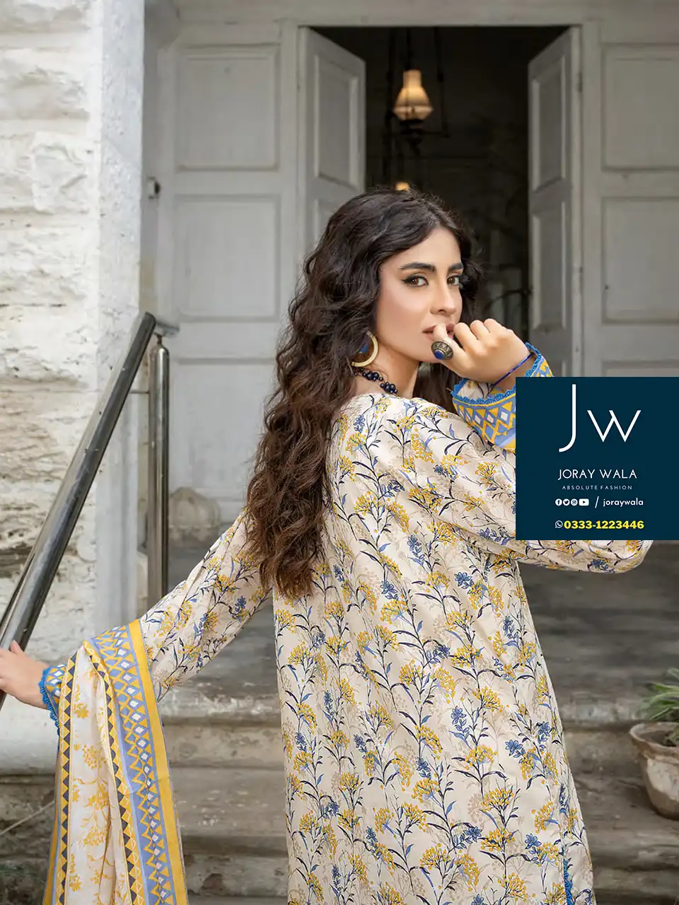 Zesh Summer Printed Lawn 2024 D3 available with free delivery at joraywala. 100% Original.