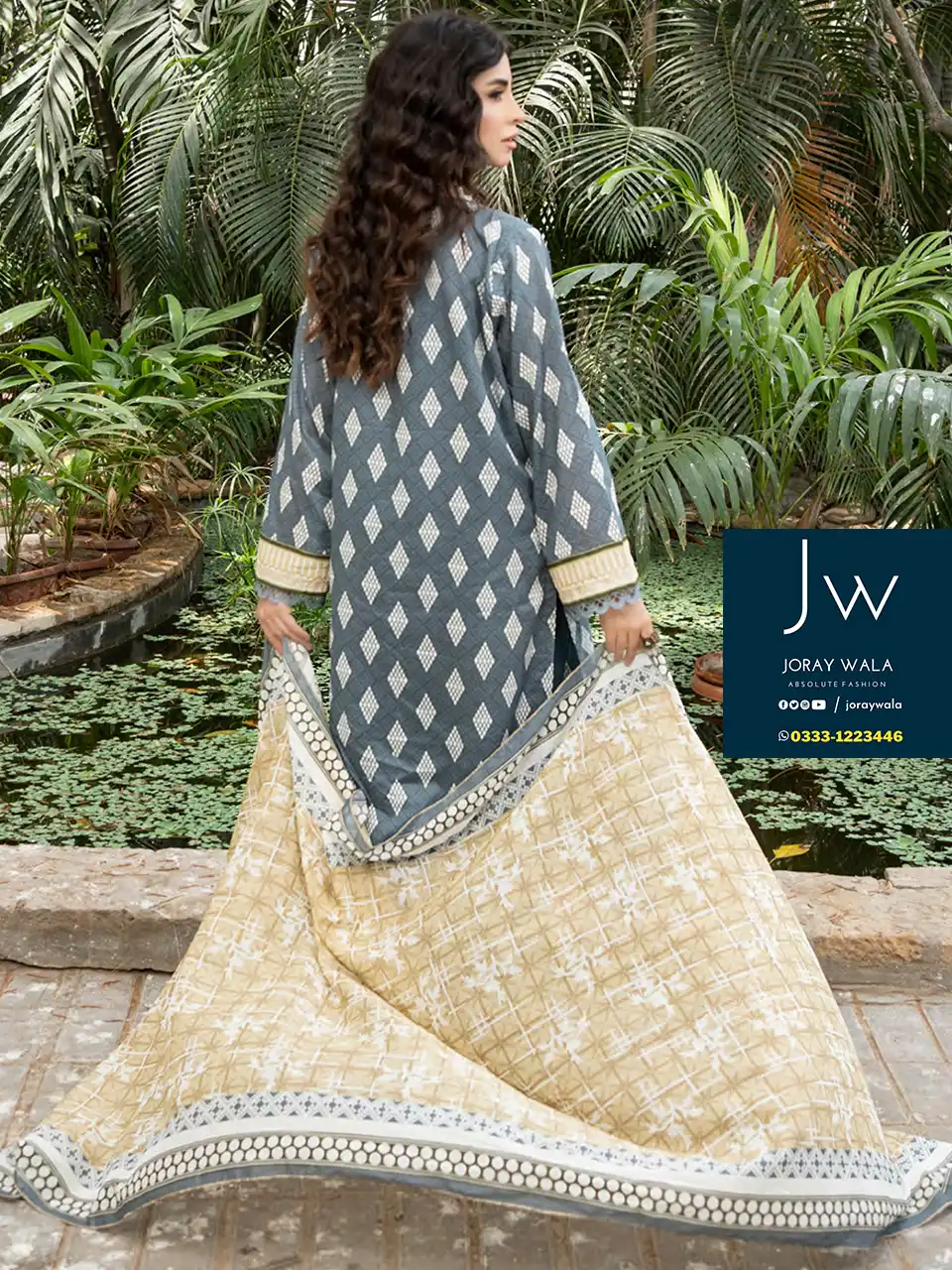 Zesh Summer Printed Lawn 2024 D8 available with free delivery at joraywala. 100% Original.