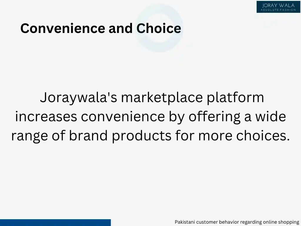 Convenience and choice by joraywala marketplace