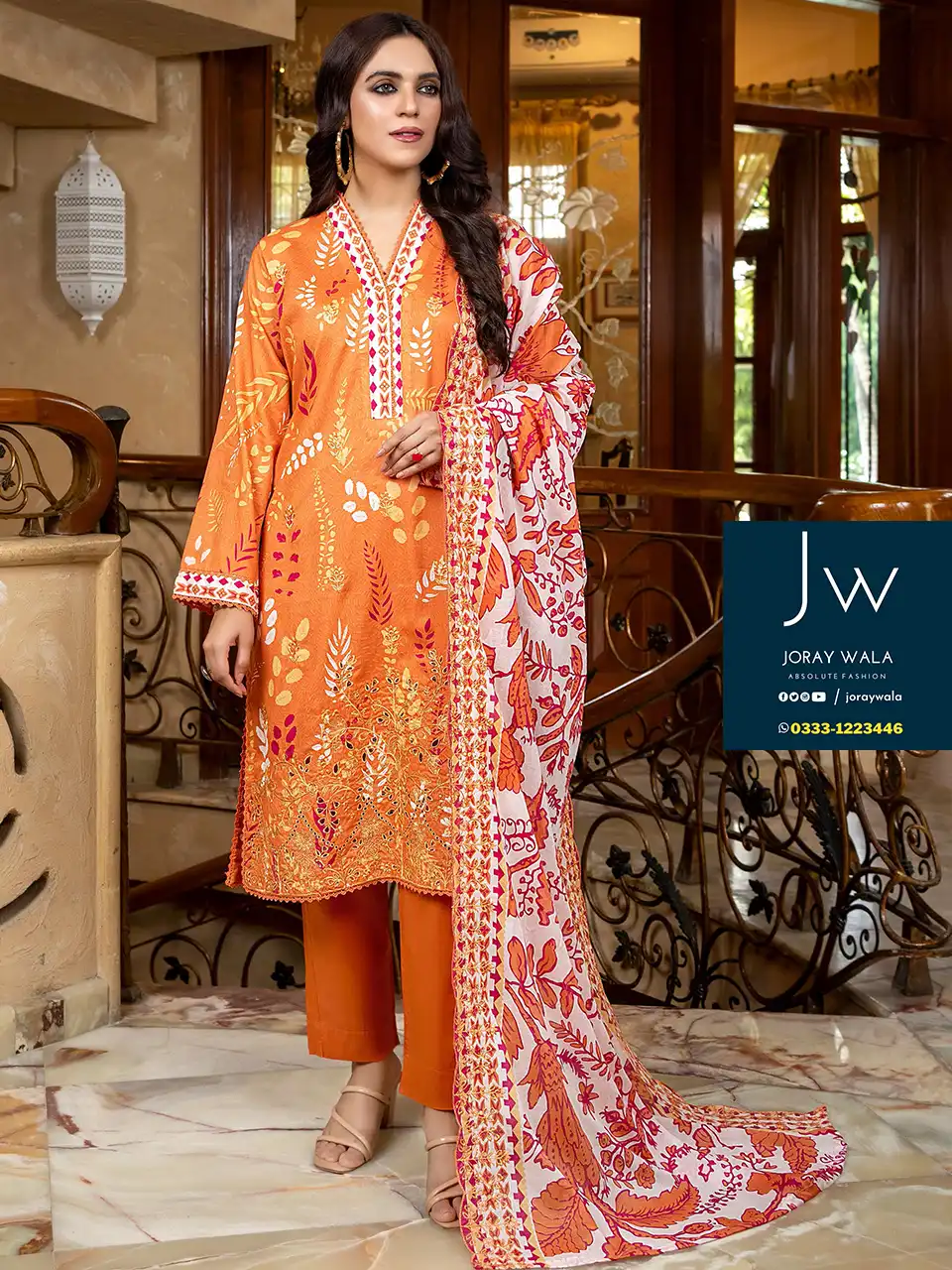 Zesh Cutwork Embroidered Lawn Edit 24 D2 available at joraywala with free delivery