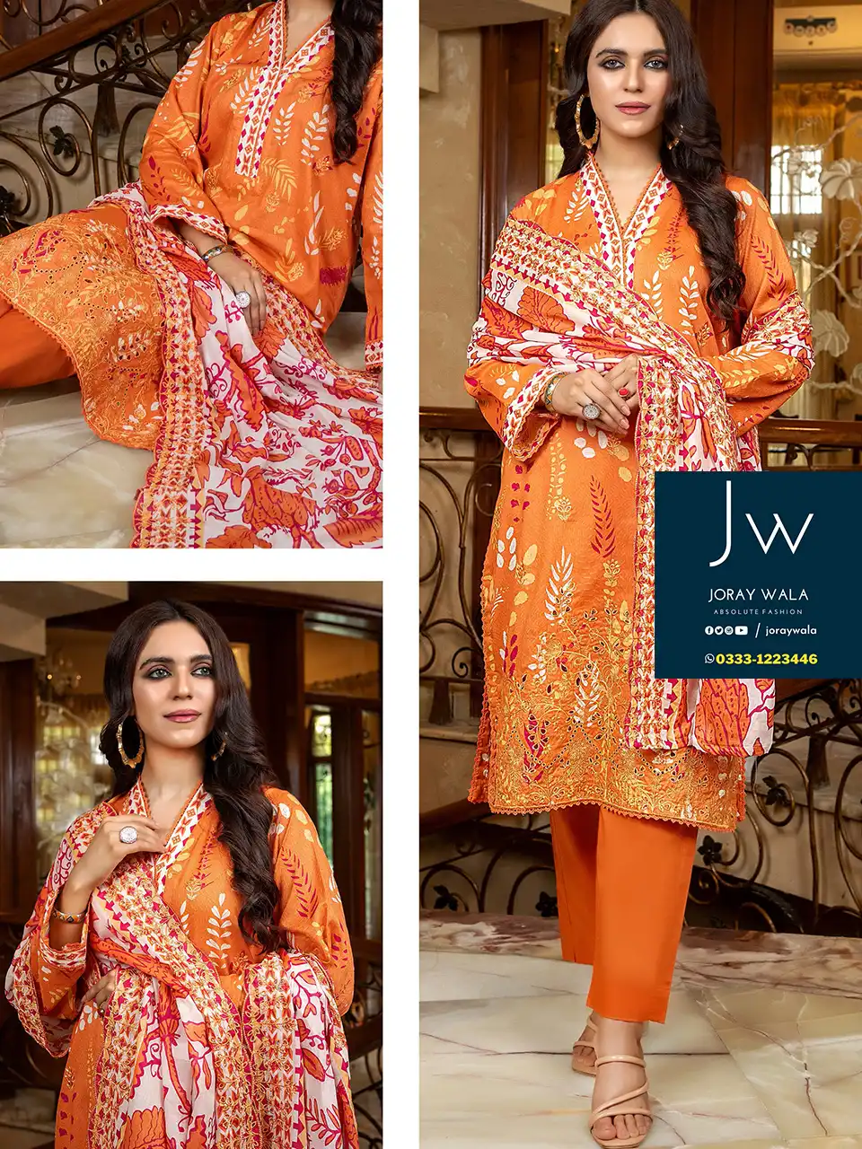 Zesh Cutwork Embroidered Lawn Edit 24 D2 available at joraywala with free delivery