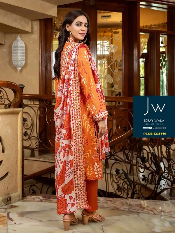 Zesh Cutwork Embroidered Lawn Edit 24 D2 available at joraywala with free delivery