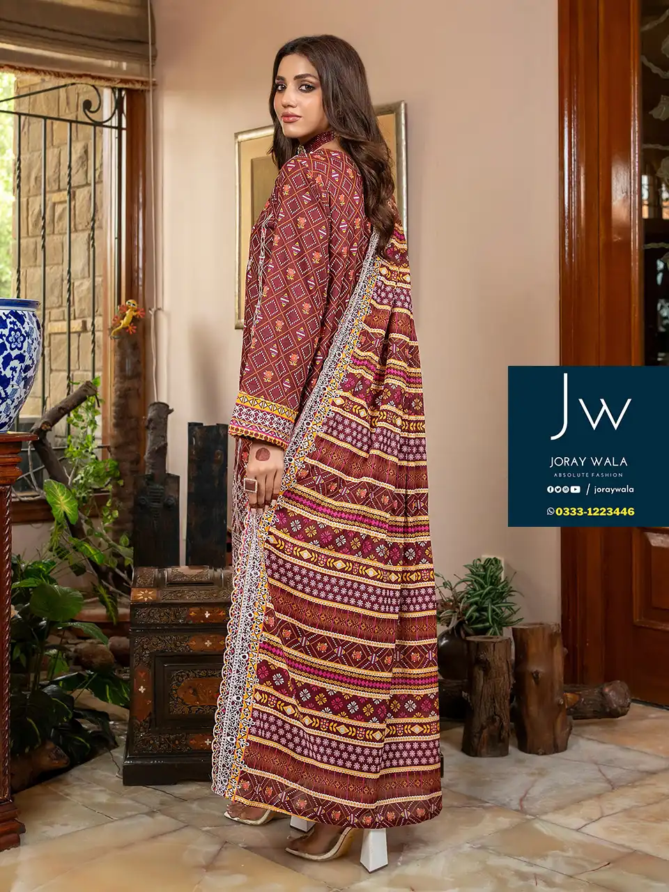 Zesh Cutwork Embroidered Lawn Edit 24 D3 available at joraywala with free delivery