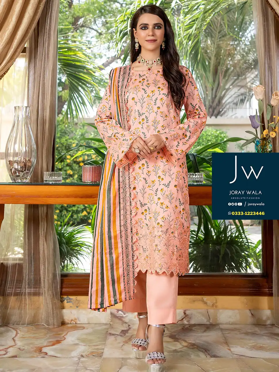 Zesh Cutwork Embroidered Lawn Edit 24 D5 available at joraywala with free delivery