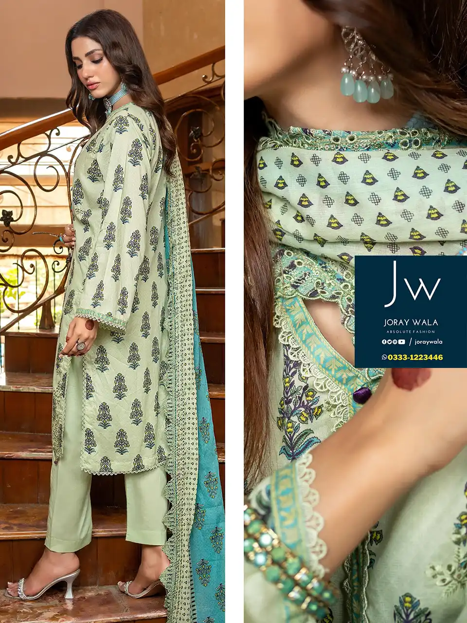 Zesh Cutwork Embroidered Lawn Edit 24 D8 available at joraywala with free delivery