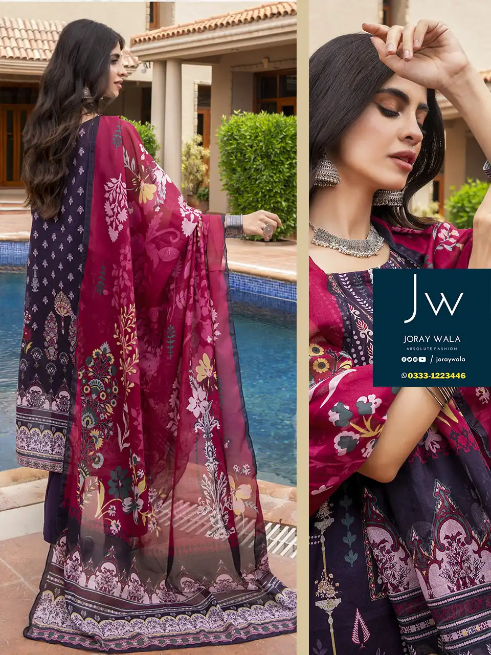 ZESH Signature Printed Lawn Edition vol 1 D5 available with free delivery at joraywala. 100% Original. Luxuary Airjet Printed Lawn Shirt. Luxuary Airjet Printed Lawn Dupatta. Airjet Dyed Cambric Trouser (2.5 MTR)