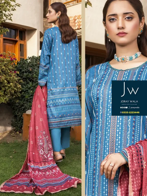 ZESH Signature Printed Lawn Edition vol 1 D9 available with free delivery at joraywala. 100% Original. Luxuary Airjet Printed Lawn Shirt. Luxuary Airjet Printed Lawn Dupatta. Airjet Dyed Cambric Trouser (2.5 MTR)