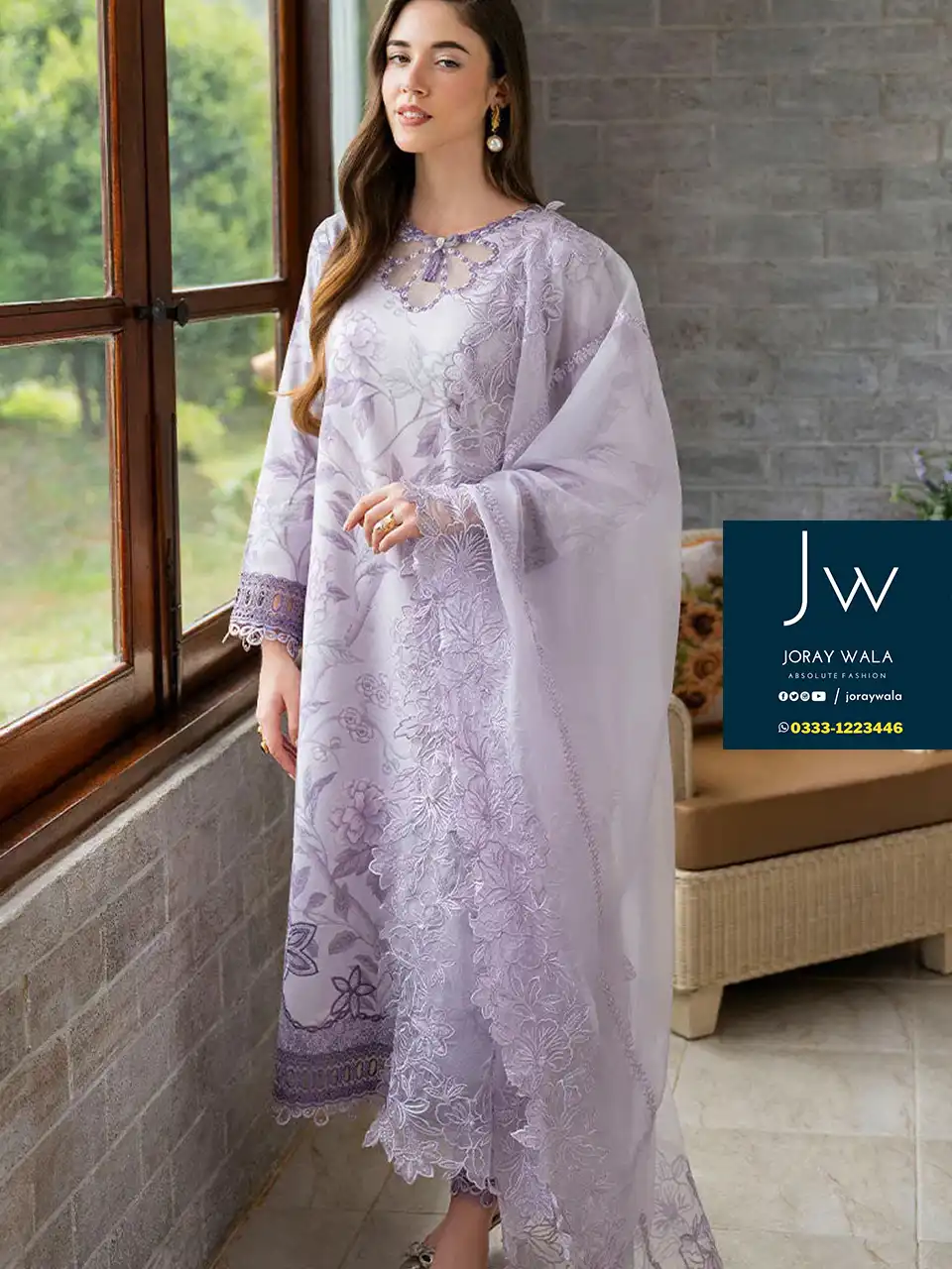 Partywear Graceful Ethnic Outfits Mulberry La Toscana with free delivery available at joraywala