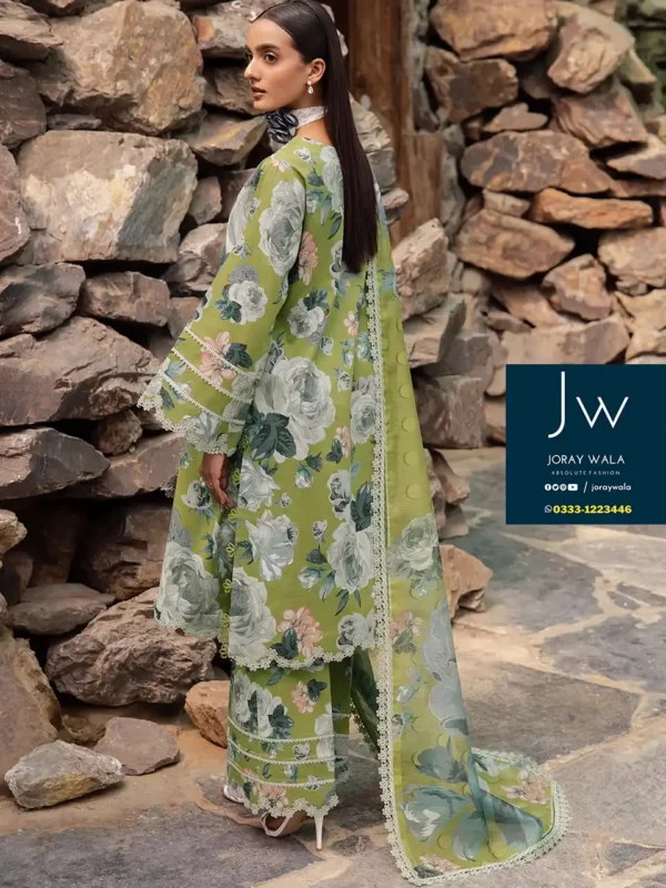 Baroque Partywear swiss lawn af-pl-6018 with free delivery available at joraywala