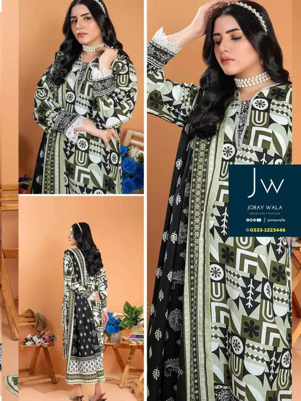 Zesh drop 1 khaddar printed 3 pcs D12 by zesh textile 100 percent original available at joraywala