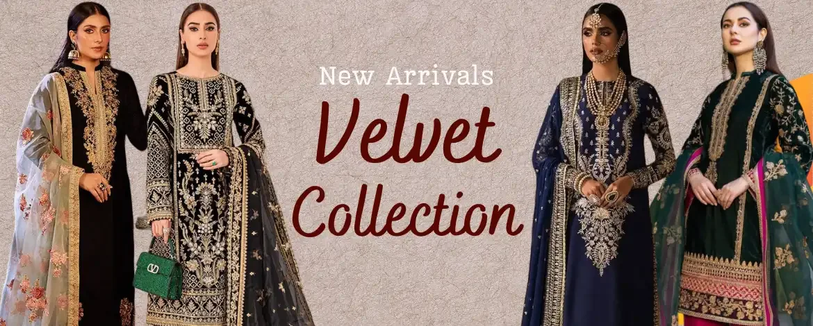 New Arrivals Velvet collection 2024 by joraywala