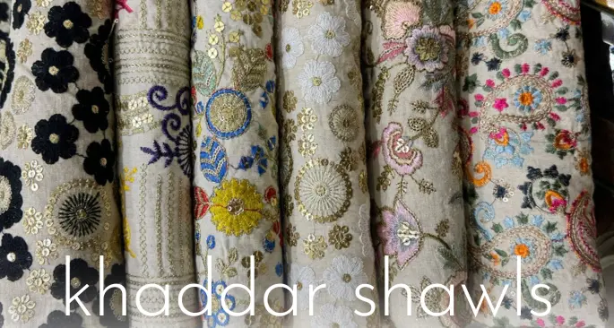 Khaddar Shawls by joraywala