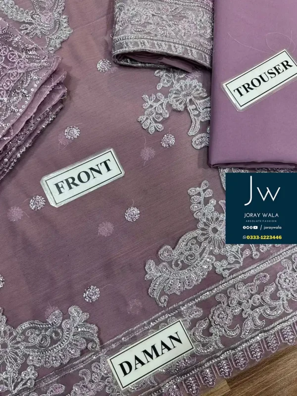 Partywear asim jofa jhilmil Collection free delivert at joraywala