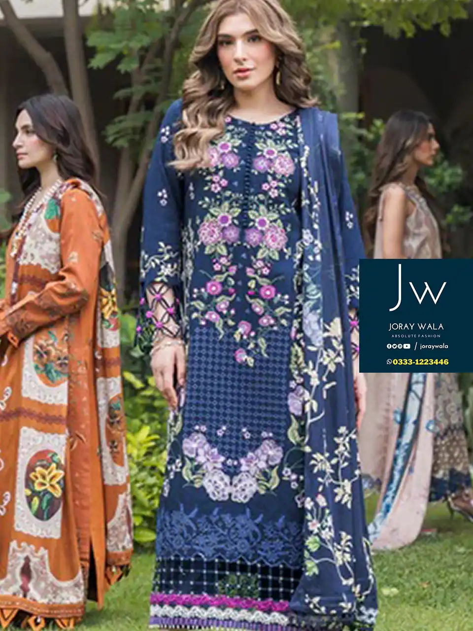 Asif-Nabeel-Partywear-fancy-Embroidered-3-Pcs-Suit-with-free-DC-all-over-Pakistan