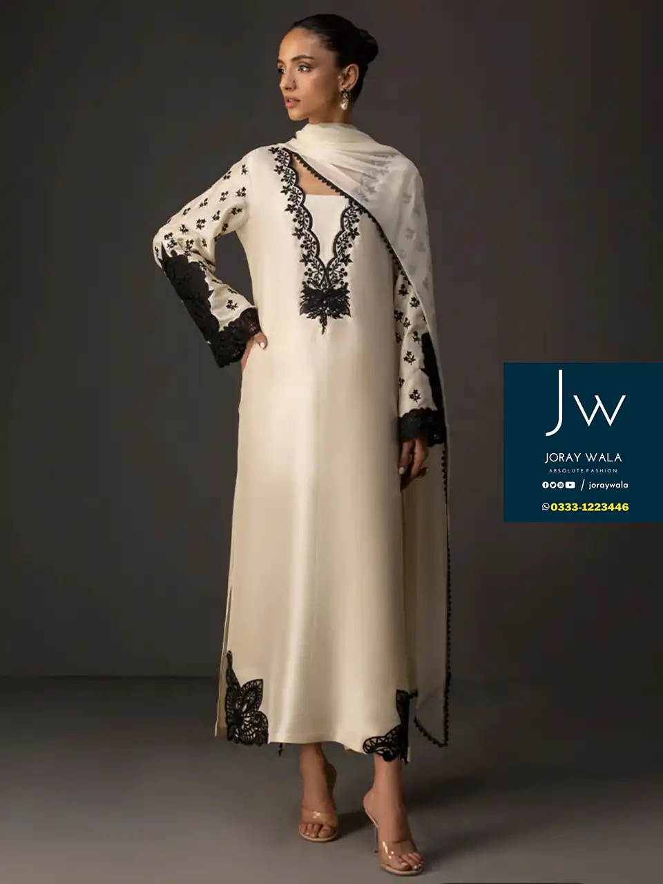 Partywear fancy 3 pcs printed silk suits D1