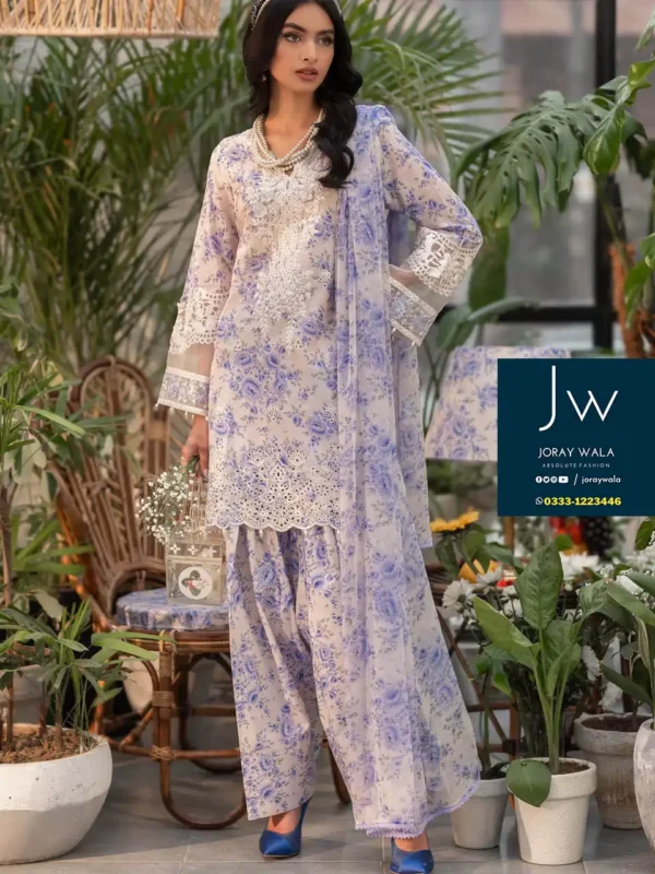 Fancy-partywear-floral-embroidered-3-pcs-suit-available -at-joraywala-with-free-delivery