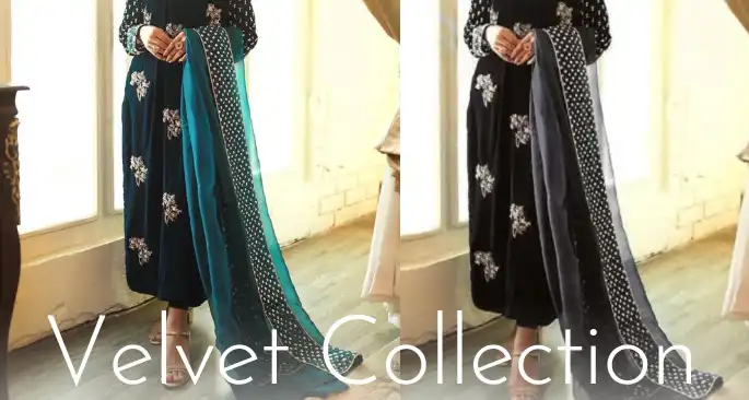 Velvet-collection-party-wear-3-pcs-suit-with-free-delivery-joraywala