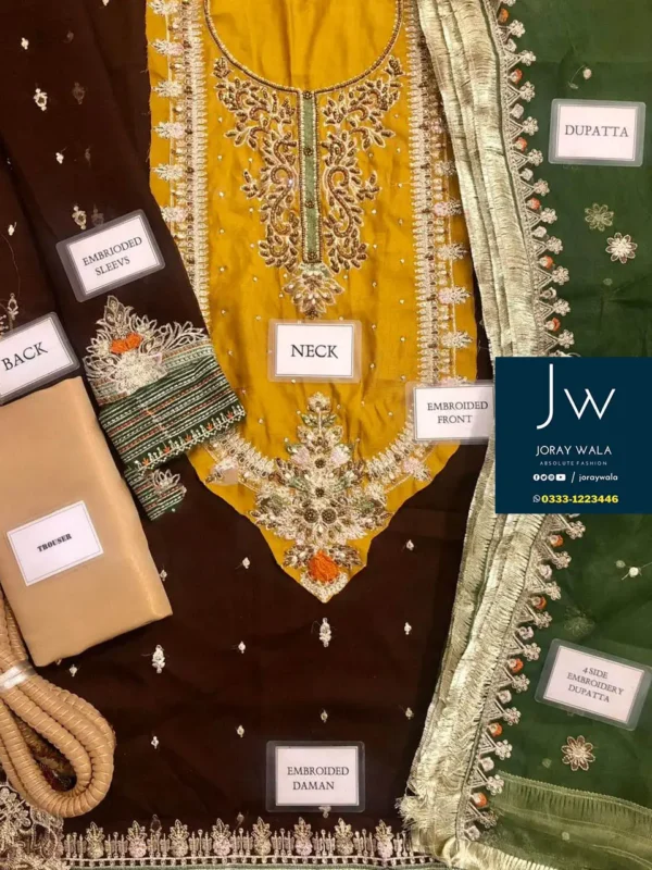 Partywear-fancy-wedding-luxury-chiffon-embroidered-3-pcs-suit-free-DC-over-Pakistan-joraywala